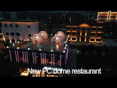 تهویه چادرهای حباب شفاف ضد اشعه ماوراء بنفش 4 متر مربع - 24 متر مربع