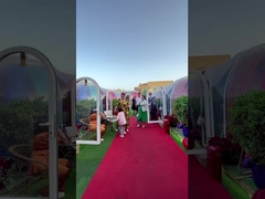 چادر حباب قابل مشاهده قابل حمل محافظ UV با سیستم روشنایی