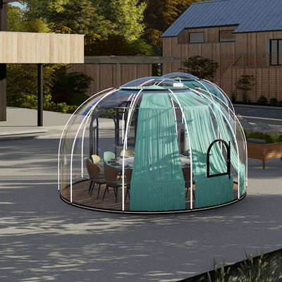 کیفیت  Stars View Bubble Tent Hotel Detachable Outdoor Transparent Dome Tent کارخانه