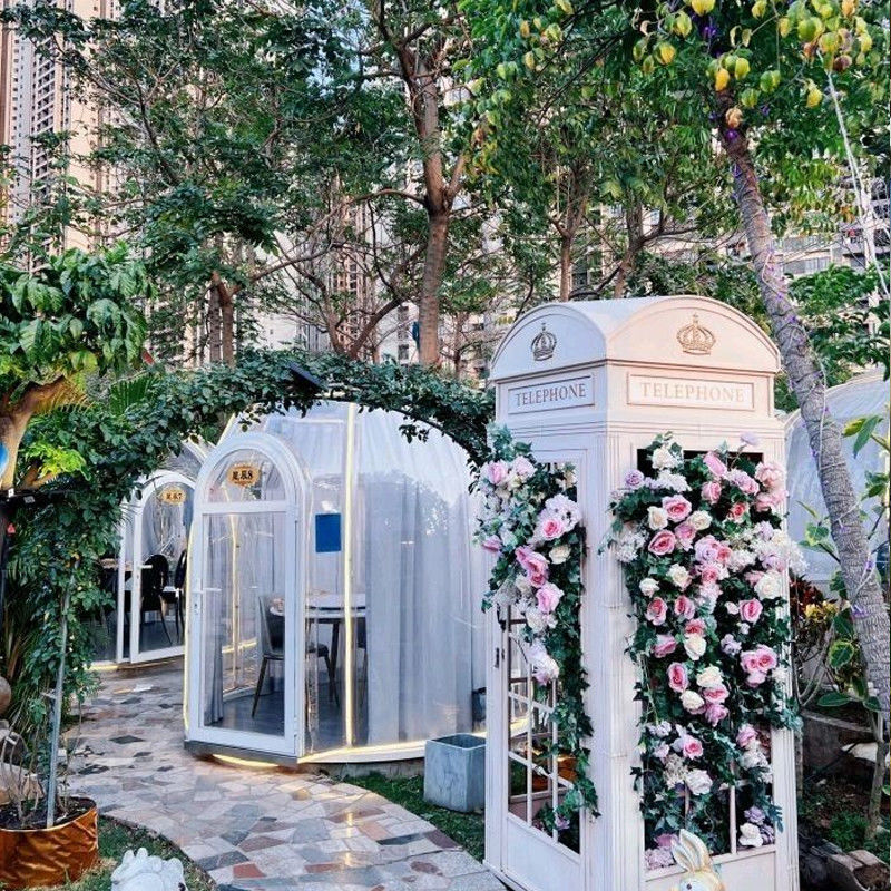 پارک پی سی پاک چادر گنبد ایگلو گنبد ژئودزکی 6 متری برای کمپینگ در فضای باز